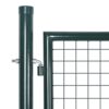 Fence Gate Steel 306x175 cm Green