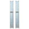 L-shaped Ground Anchors 2 pcs Galvanised Steel 5x5x50 cm