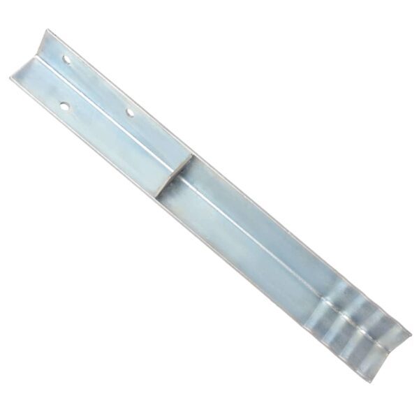L-shaped Ground Anchors 2 pcs Galvanised Steel 5x5x50 cm