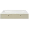 Basin with Faucet Hole Ceramic White 76x42.5x14.5 cm