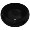 Basin Ceramic Round Black 40x15 cm