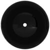 Basin Ceramic Round Black 40x15 cm