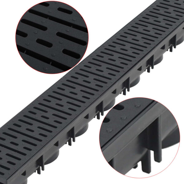 Drainage Channels 6 pcs Plastic 6 m