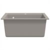 Granite Kitchen Sink Single Basin Grey