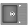 Granite Kitchen Sink Single Basin Grey