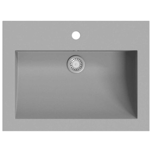 Granite Basin 600x450x120 mm Grey