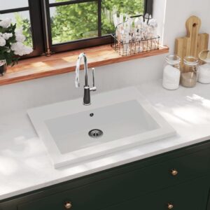 Granite Basin 600x450x120 mm White