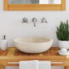 Sink 40x12 cm Marble Cream