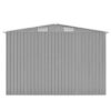 Garden Shed 257x298x178 cm Metal Grey