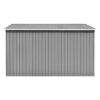 Garden Shed 257x298x178 cm Metal Grey
