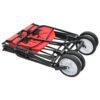 Folding Hand Trolley Steel Red