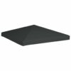 Gazebo Top Cover 310 g/mA square 3x3 m Grey