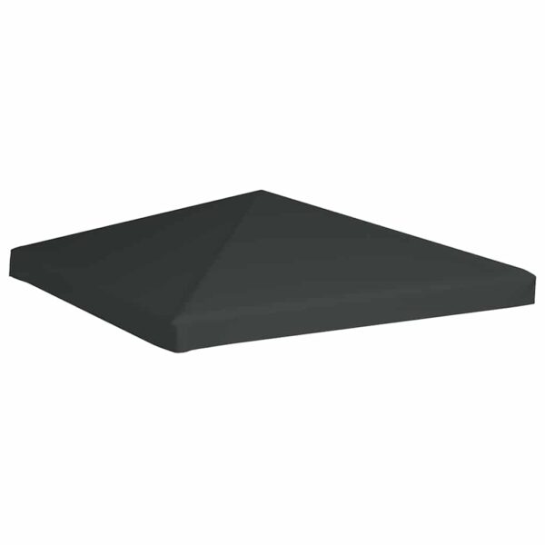 Gazebo Top Cover 310 g/mA square 3x3 m Grey