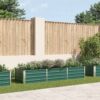 Garden Raised Bed Galvanised Steel 240x80x45 cm Green