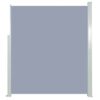 Retractable Side Awning 160 x 500 cm Grey
