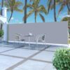 Retractable Side Awning 160 x 500 cm Grey