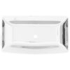 Wash Basin 71x38x13.5 cm Ceramic Silver