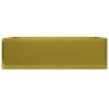 Wash Basin 41x30x12 cm Ceramic Gold