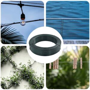 Fence Binding Wire 250 m 0.9/1.4 mm Steel Blackish Green