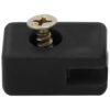 Garden Fence Wire Holder with Screw 100 Sets Anthracite