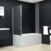 Bi-Folding Shower Enclosure ESG 120x68x130 cm