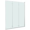 Folding Shower Enclosure 3 Panels ESG 130x138 cm