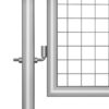 Garden Gate Galvanised Steel 105x175 cm Silver