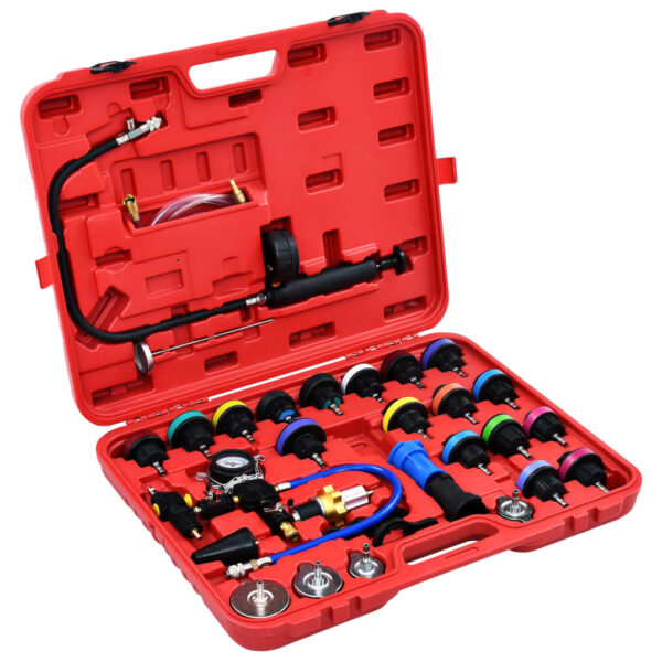 28 Piece Cooling System  &  Radiator Cap Pressure Tester