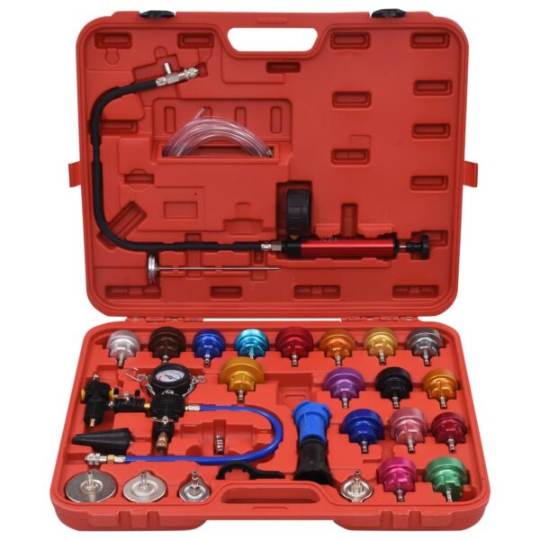 28 Piece Cooling System  &  Radiator Cap Pressure Tester