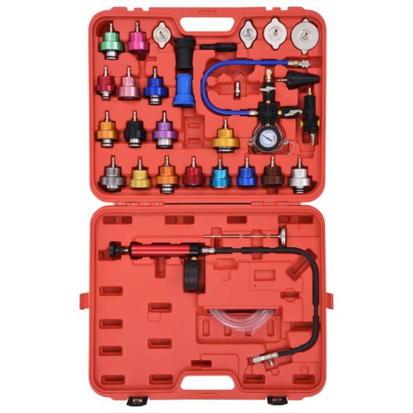 28 Piece Cooling System  &  Radiator Cap Pressure Tester
