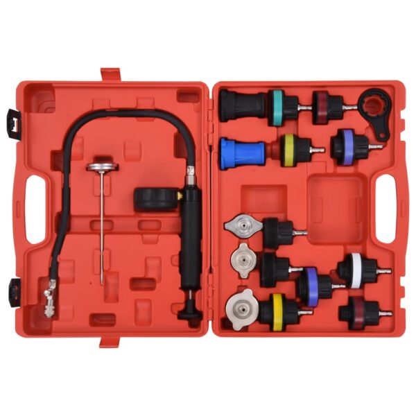 18 Piece Cooling System  &  Radiator Cap Pressure Tester
