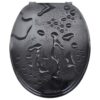 Toilet Seats with Lids 2 pcs MDF Water