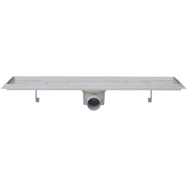 Linear Shower Drain 2 pcs 630x140 mm Stainless Steel