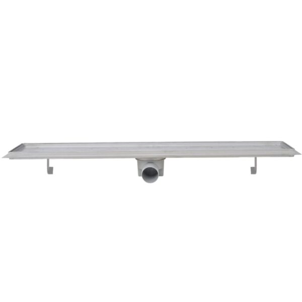 Linear Shower Drain 2 pcs 830x140 mm Stainless Steel