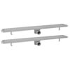 Linear Shower Drain 2 pcs 930x140 mm Stainless Steel