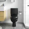 Toilet With Cistern Black