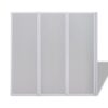 Shower Bath Screen Wall 141 x 132 cm 3 Panels Foldable