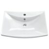 Luxury Ceramic Basin Rectangular with Overflow  &  Faucet Hole