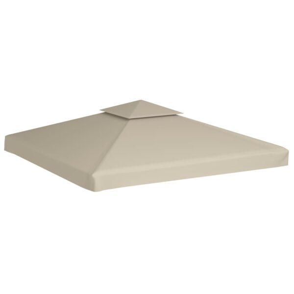 Gazebo Cover Canopy Replacement 310 g / mA square Beige 3 x 3 m
