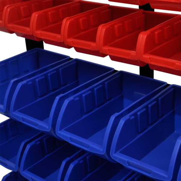 Blue  &  Red Garage Tool Organiser