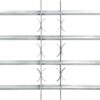 Adjustable Security Grille for Windows with 4 Crossbars 500-650 mm