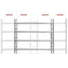 Adjustable Security Grille for Windows with 4 Crossbars 1000-1500 mm