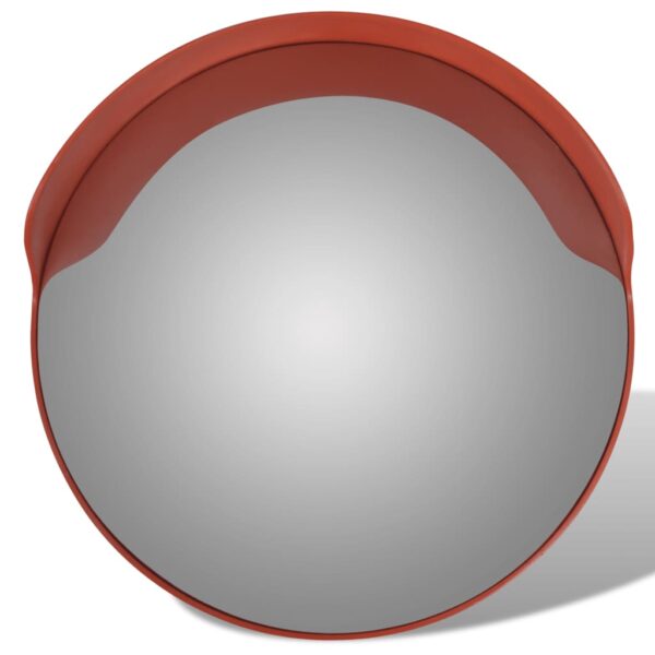 Convex Traffic Mirror PC Plastic Orange 60 cm Outdoor