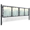 Black Double Door Fence Gate 300 x 125 cm