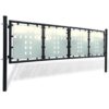 Black Double Door Fence Gate 300 x 150 cm