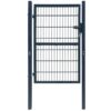 2D Fence Gate (Single) Anthracite Grey 106 x 230 cm