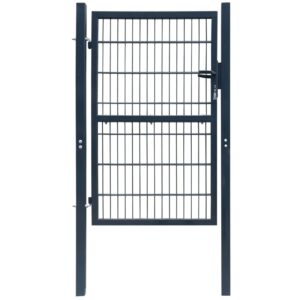 2D Fence Gate (Single) Anthracite Grey 106 x 230 cm