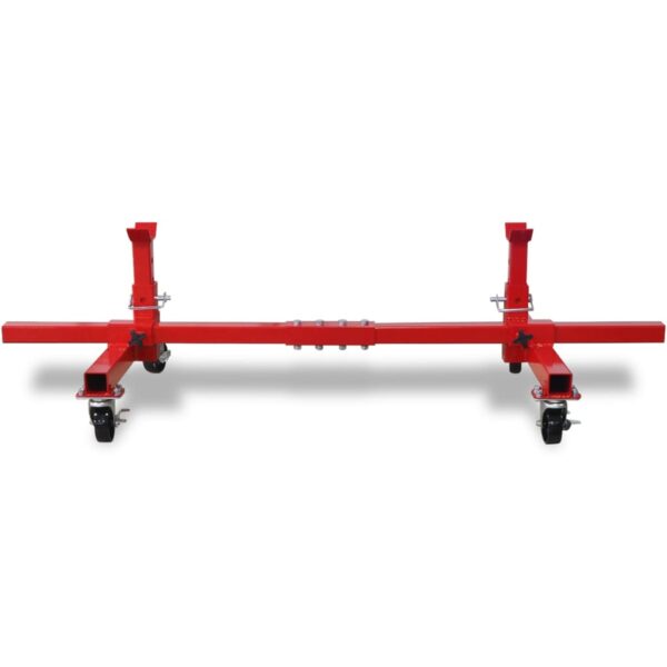 Mobile Axle Stand Red