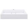 Wash Basin 60x38x11 cm Mineral Cast/Marble Cast White