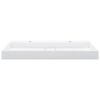 Wash Basin 120x46x11 cm Mineral Cast/Marble Cast White